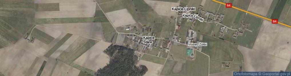 Zdjęcie satelitarne Kapice Stare ul.